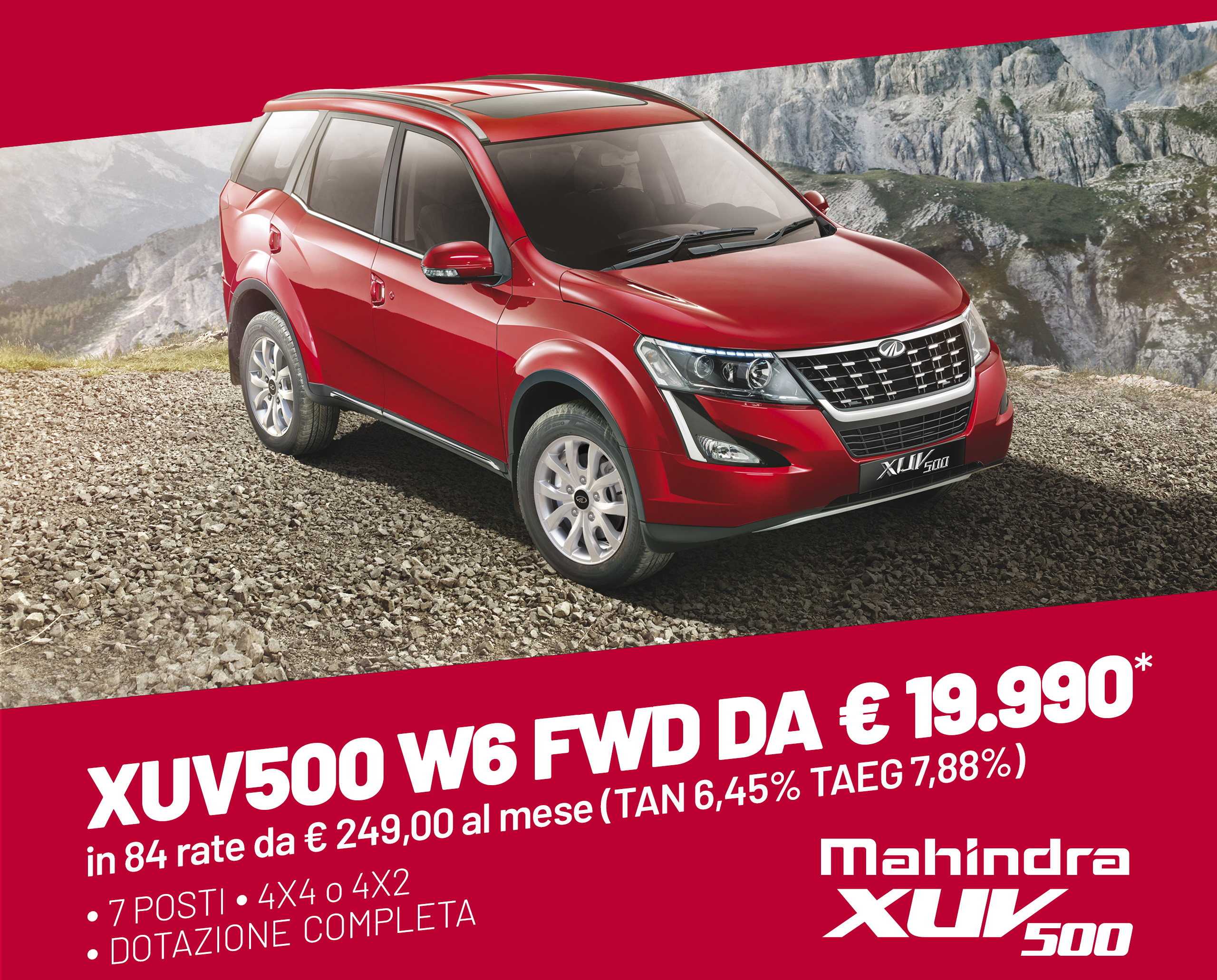 Mahindra XUV500 W6 FWD tuo da €19.990*
