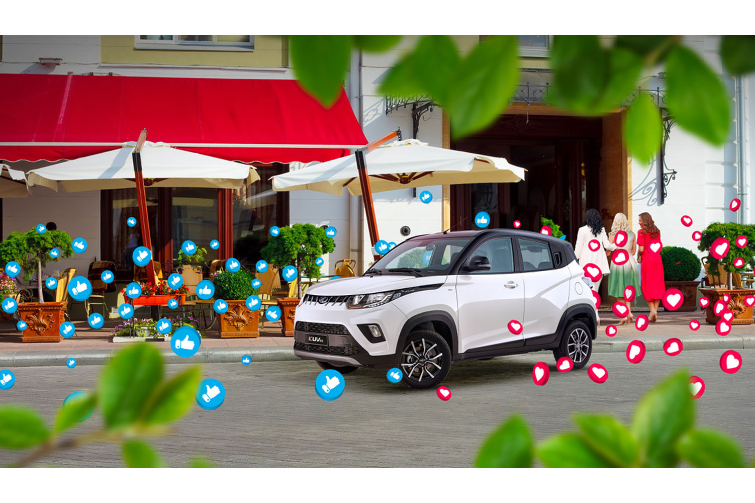 Tante belle stories.<br />Mahindra KUV100 tuo da €9.990*.<br />Richiedi un preventivo.
