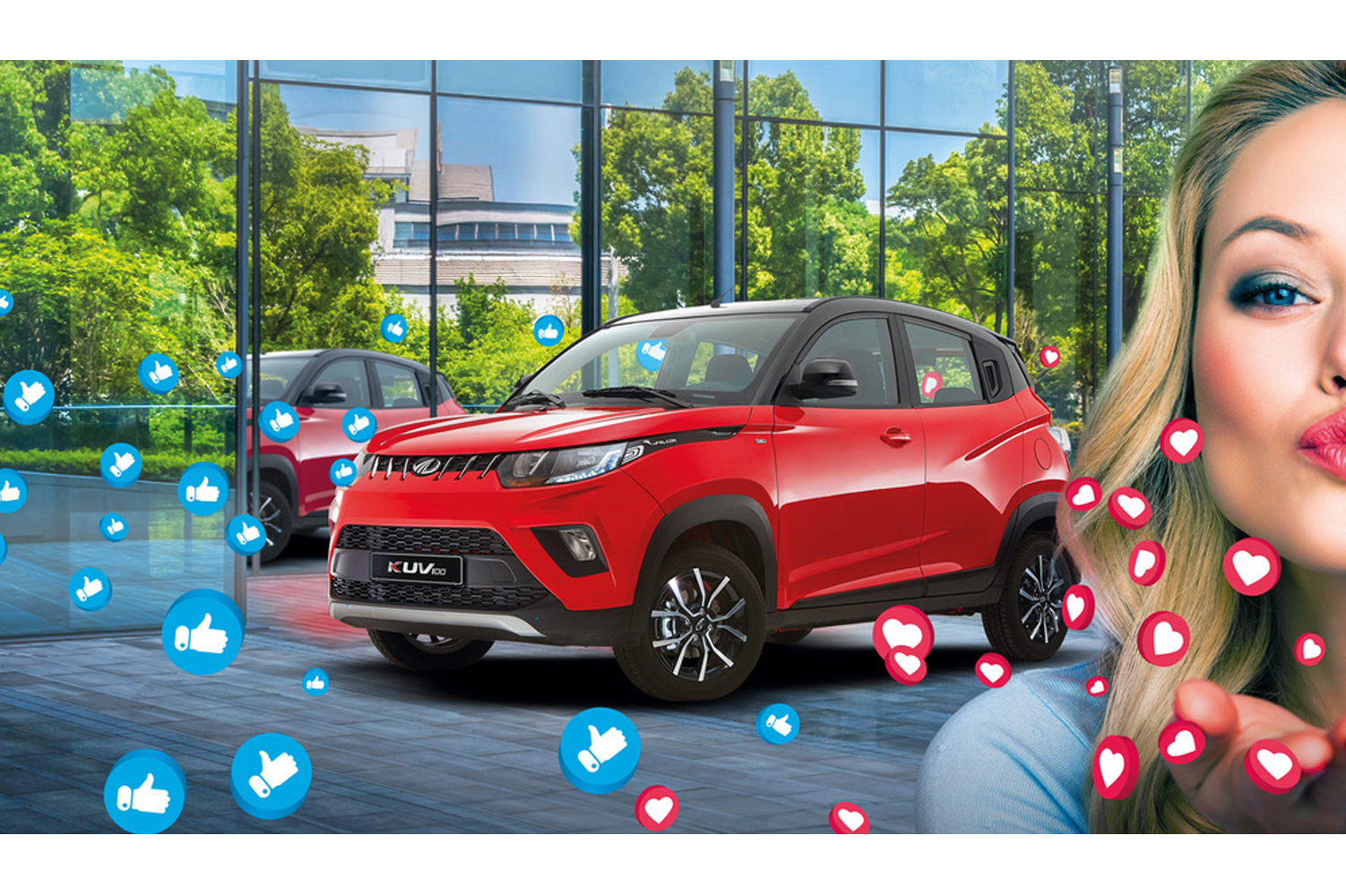 Tante belle stories.<br />Mahindra KUV100 NXT tuo da €10.440*.<br />Richiedi un preventivo.