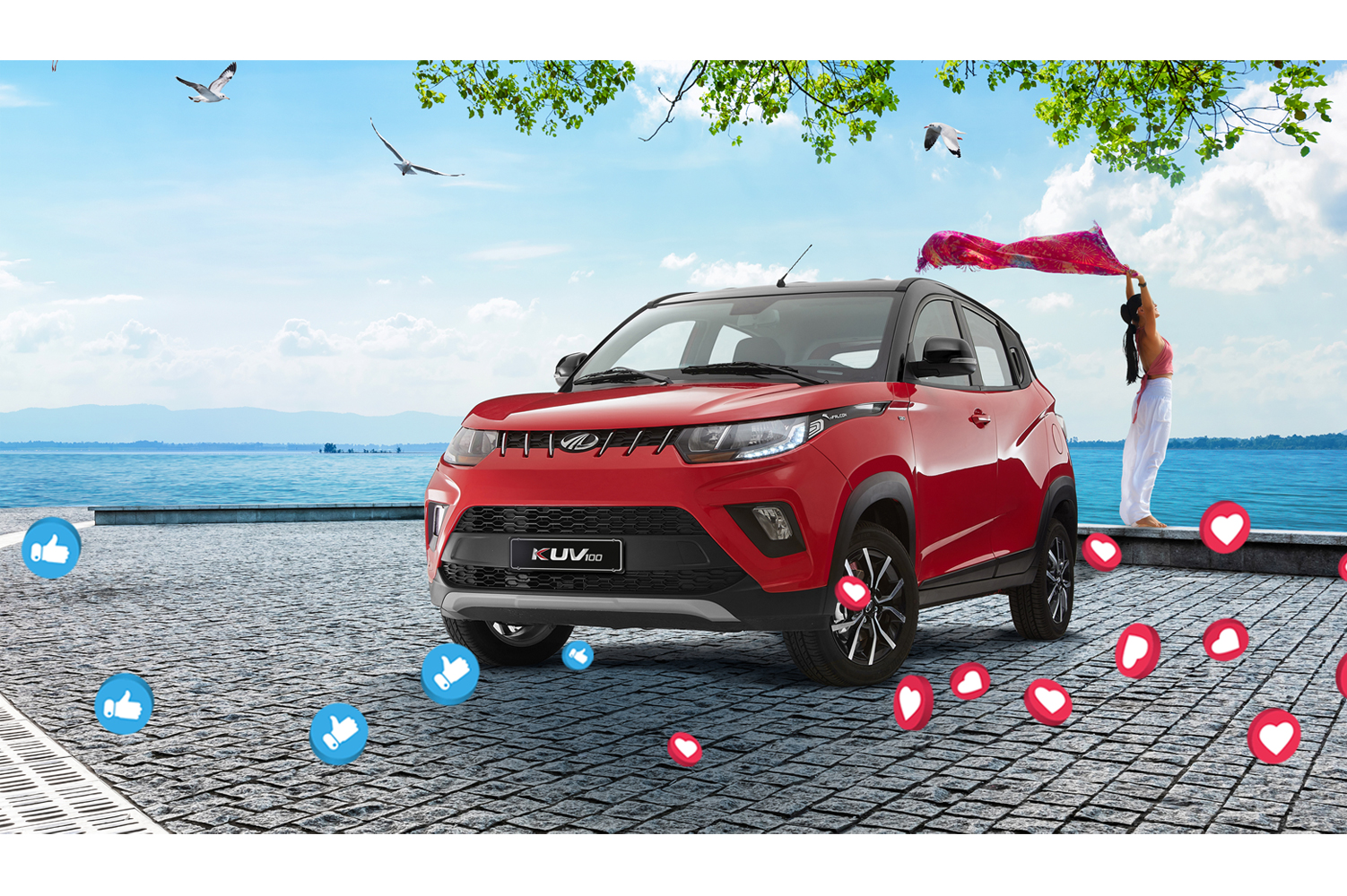 Tante belle stories.<br />Mahindra KUV100 NXT tuo da €10.930*.<br />Richiedi un preventivo.