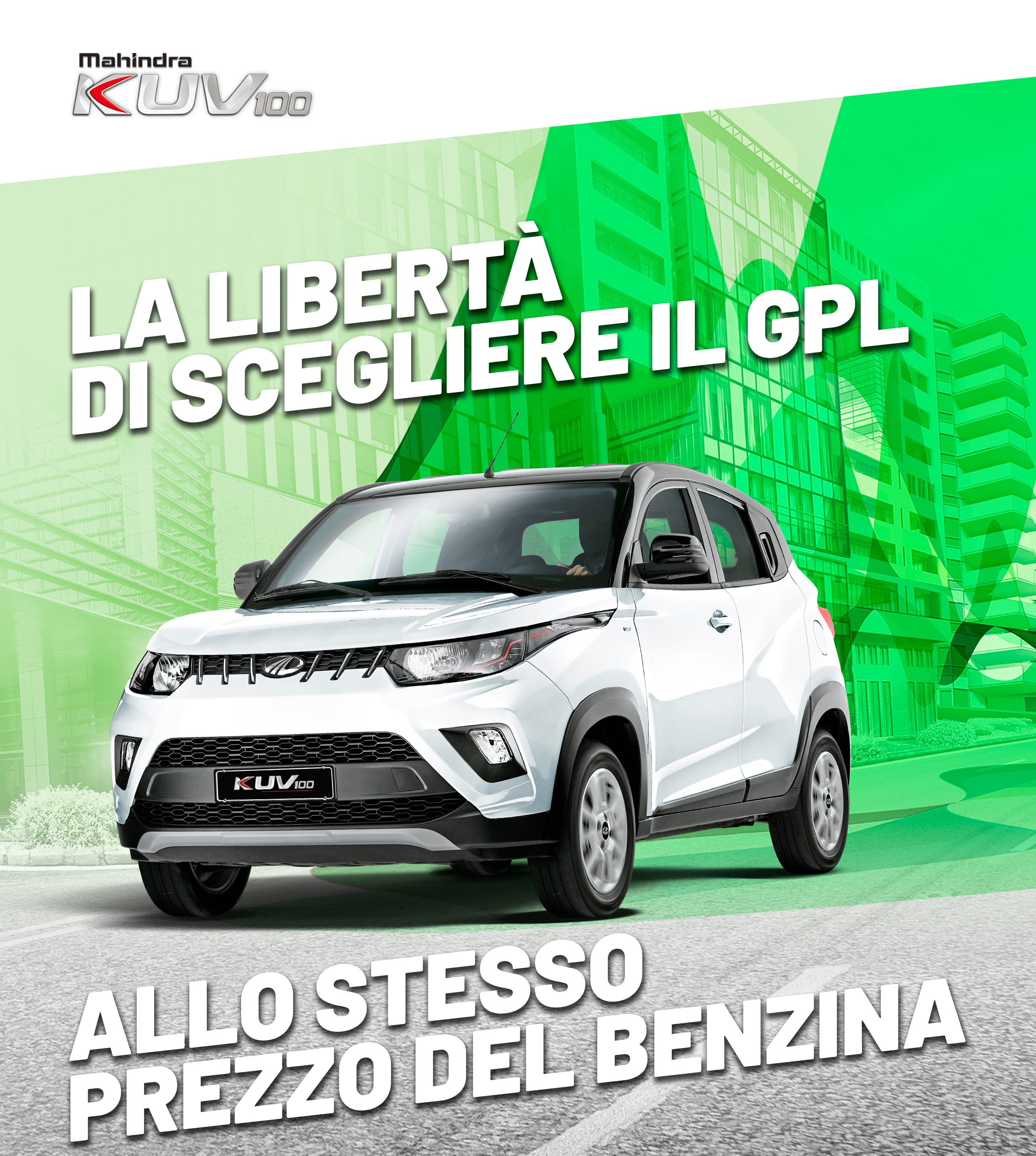 Mahindra la liberta di scegliere il GPL allo stesso prezzo del benzina