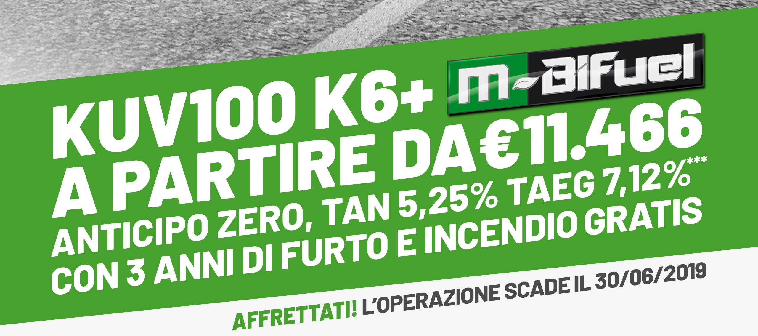 Mahindra KUV100 K6 M-bifuel a partire da €11466