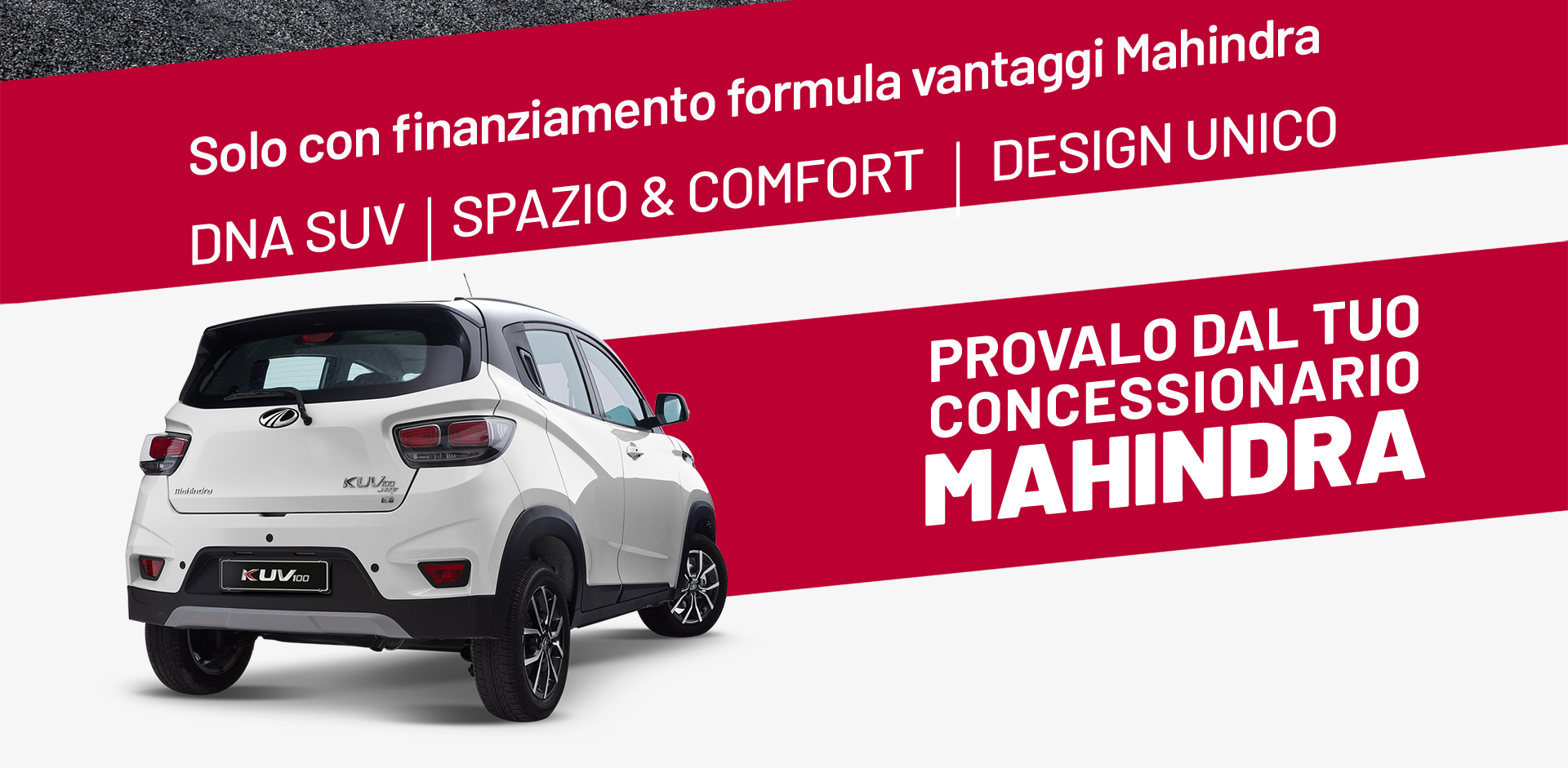 Provalo dal tuo concessionario Mahindra. Prenota un test drive.
